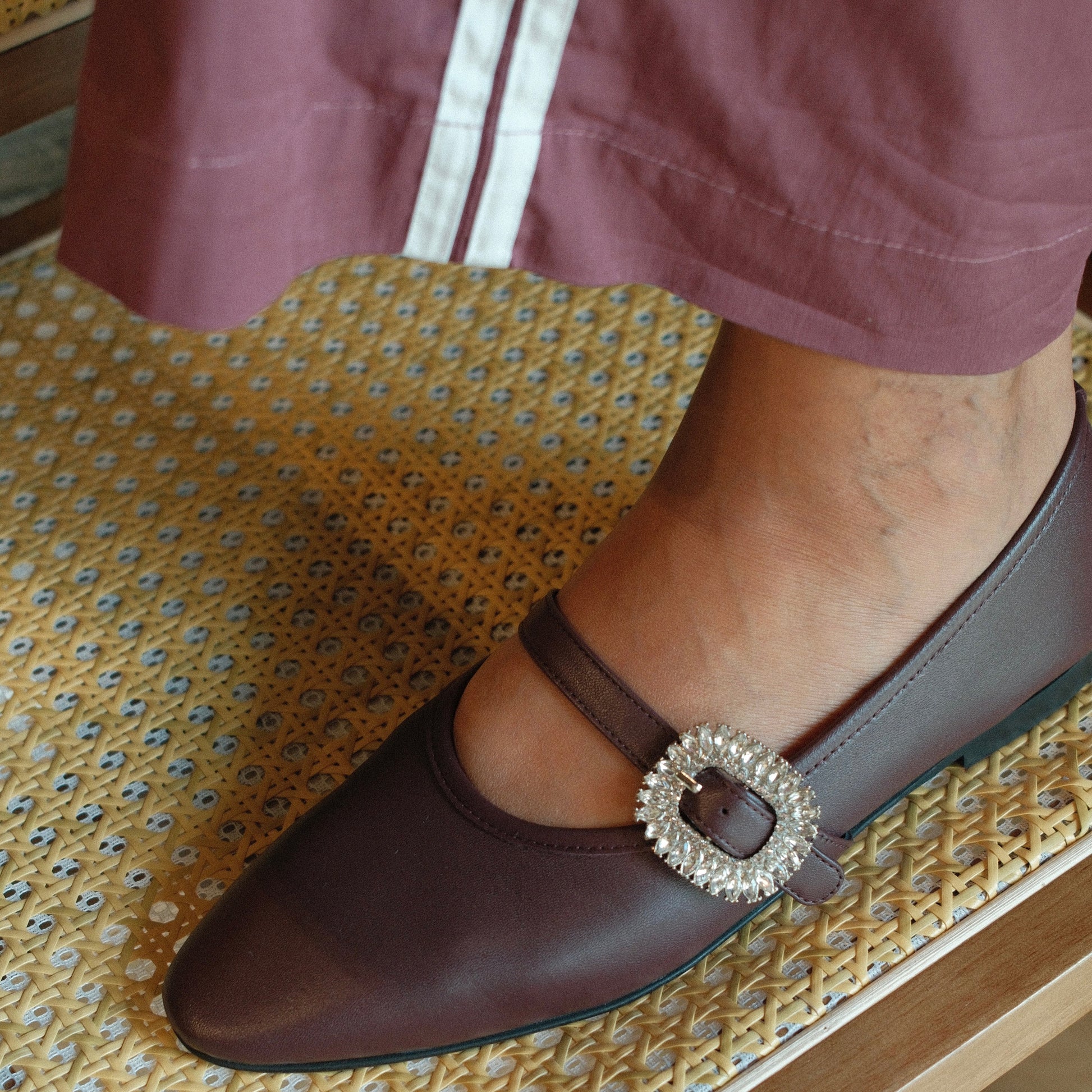 Gemma - Wine Leather