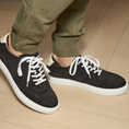 Load image into Gallery viewer, Palermo Black Suede Men Sneaker
