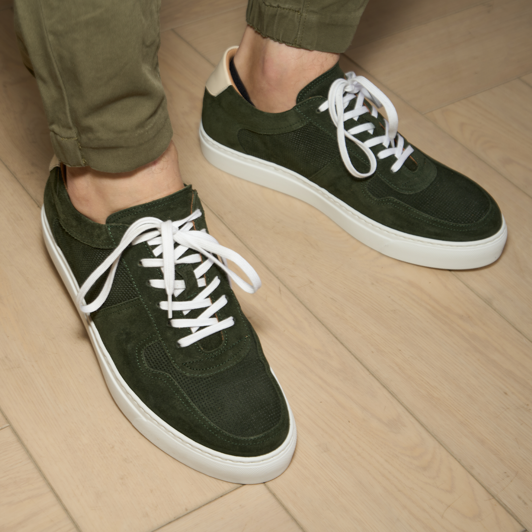 Palermo Green Men Sneakers