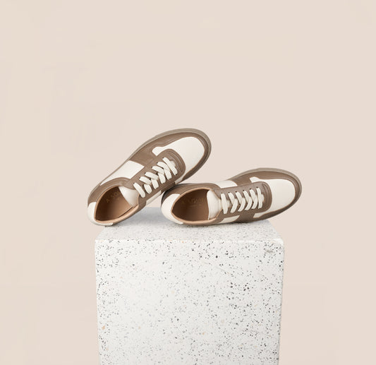 Palermo Taupe/White Sneakers