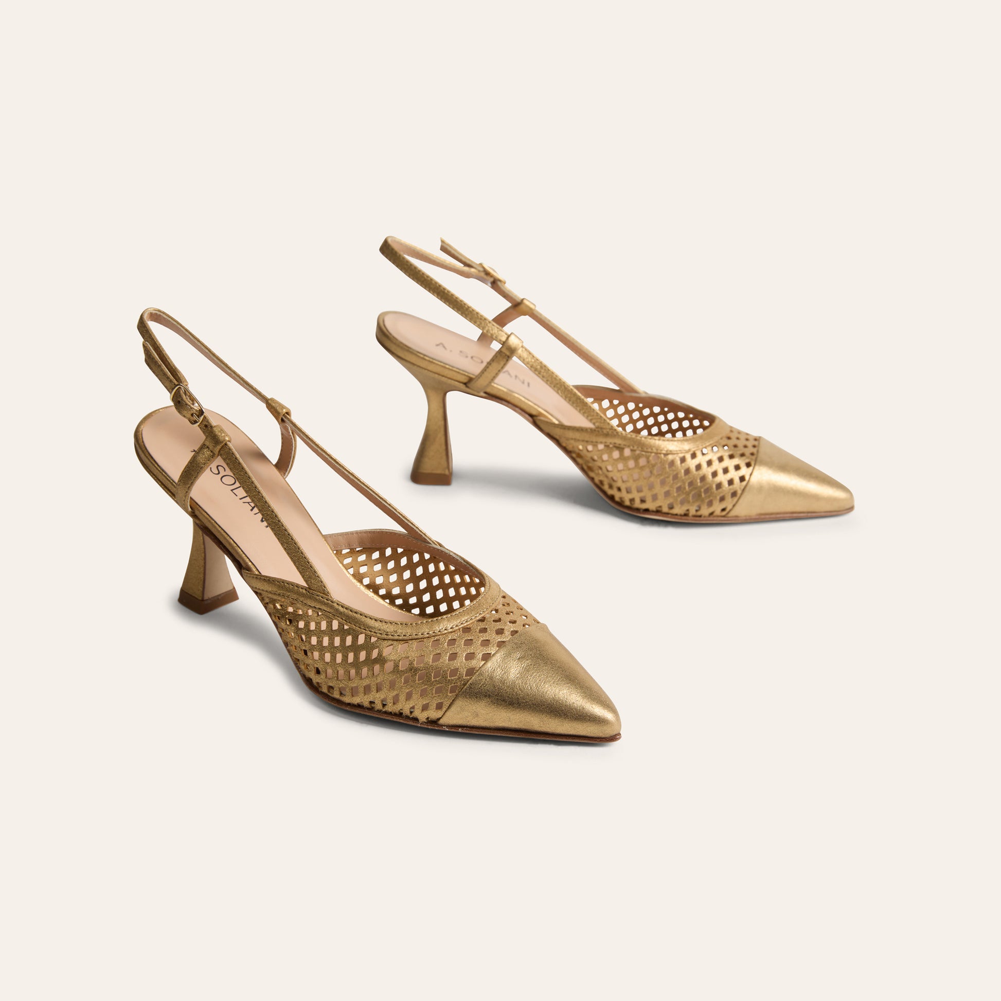 Emma - Perforated Gold Foil