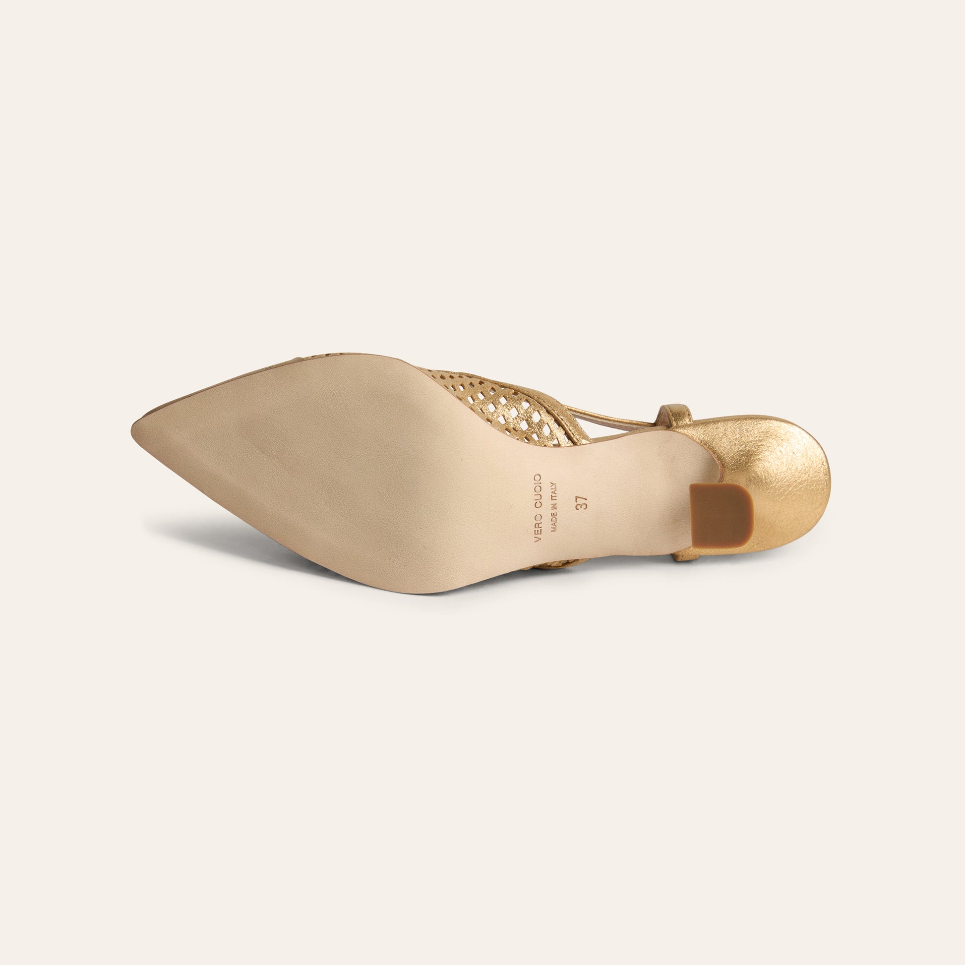 Emma - Perforated Gold Foil