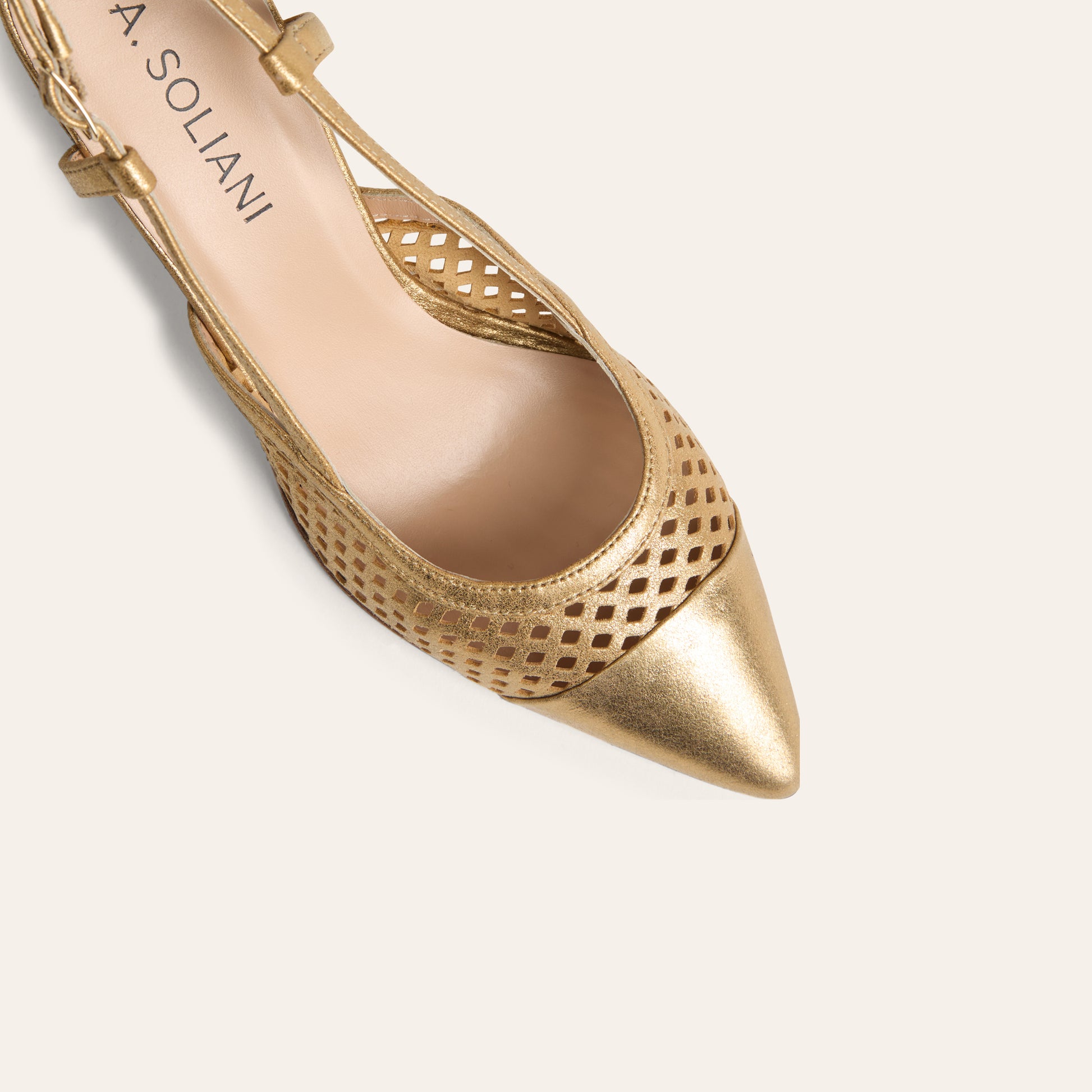 Emma - Perforated Gold Foil