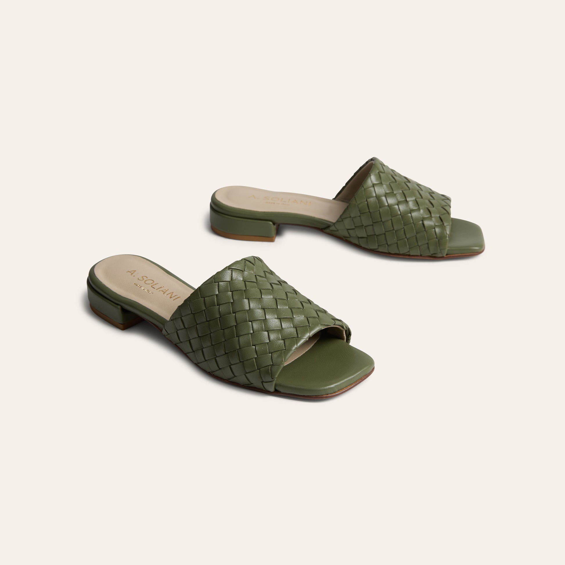 Fiore - Woven Leather Sage
