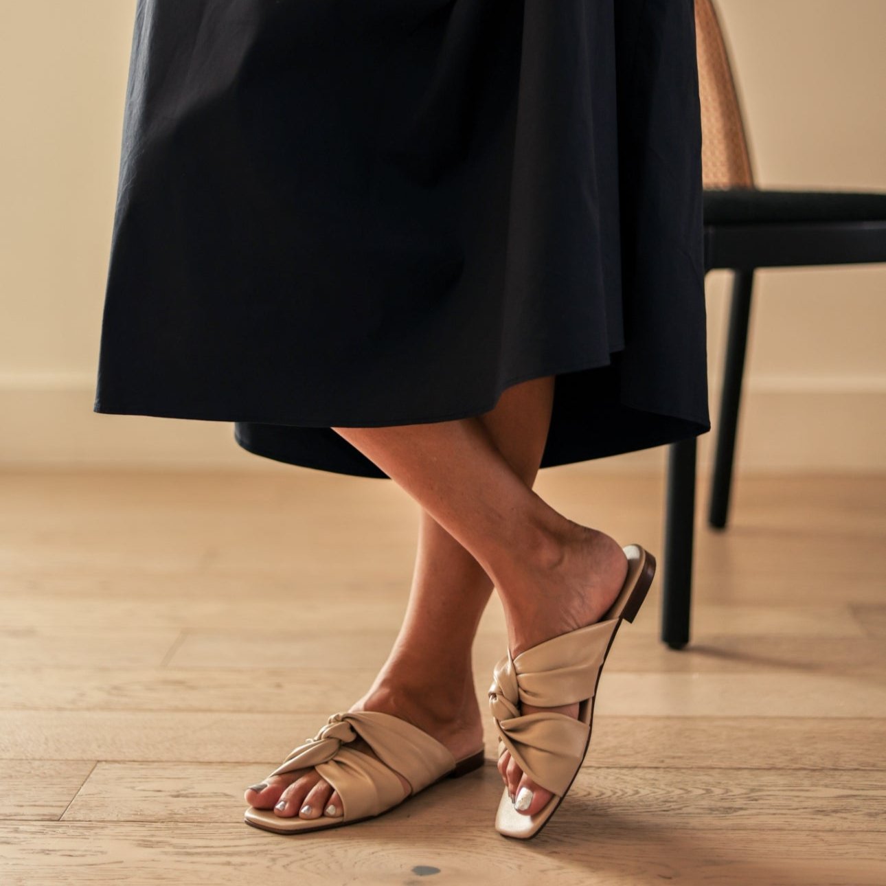 Sandals.
