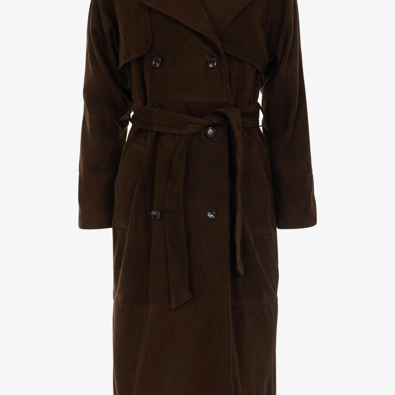 Ambra-Long Leather Jacket