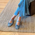 flats salento strap denim