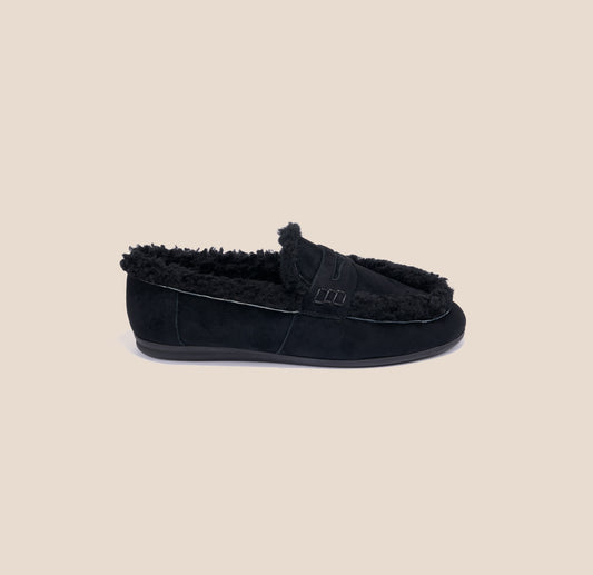 Lodi - Black Suede/Shearling