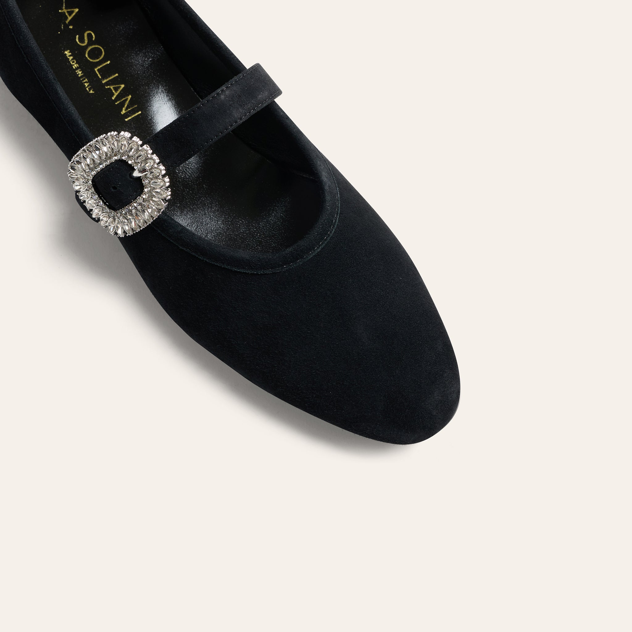 Gemma - Black Suede