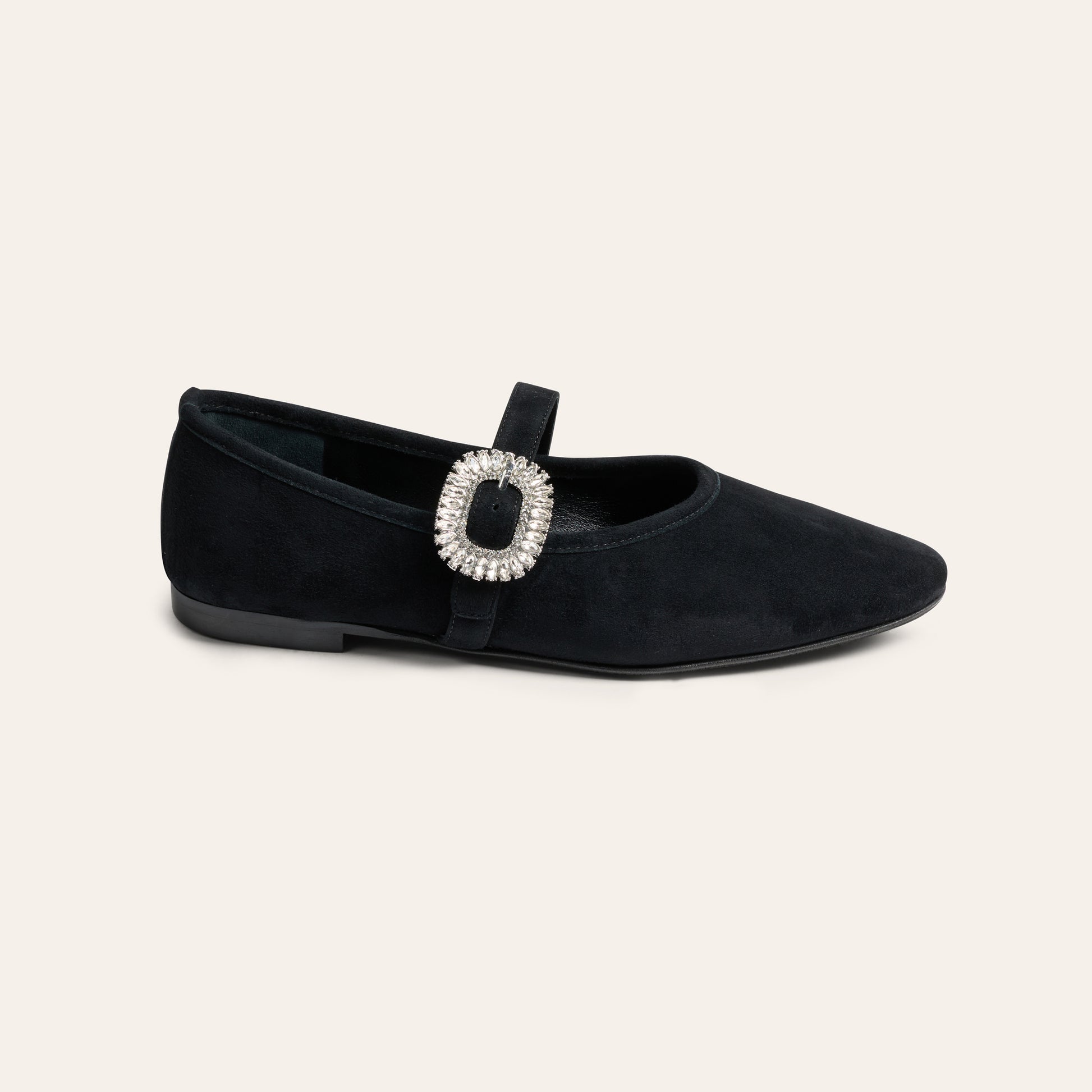 Gemma - Black Suede