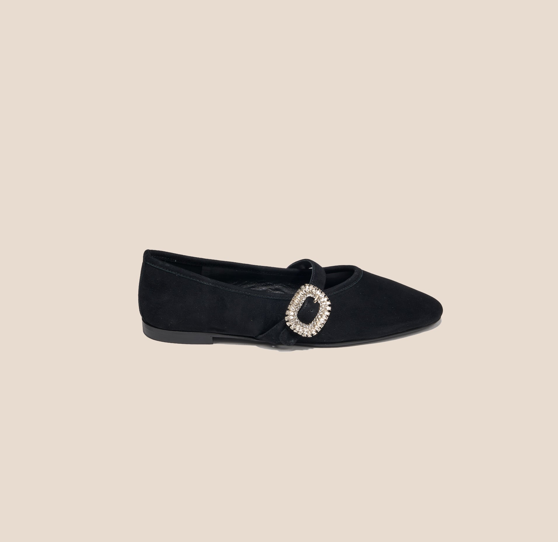 Gemma - Black Suede