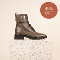 Load image into Gallery viewer, Asti Sport - Moss Leather with Buckle SAMPLE SALE - FINAL SALE
