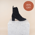 Load image into Gallery viewer, Venezia - Black Suede SAMPLE SALE - FINAL SALE
