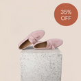 Load image into Gallery viewer, Lisa Tassels Sneaker Loafer - Peony Suede SAMPLE SALE - FINAL SALE
