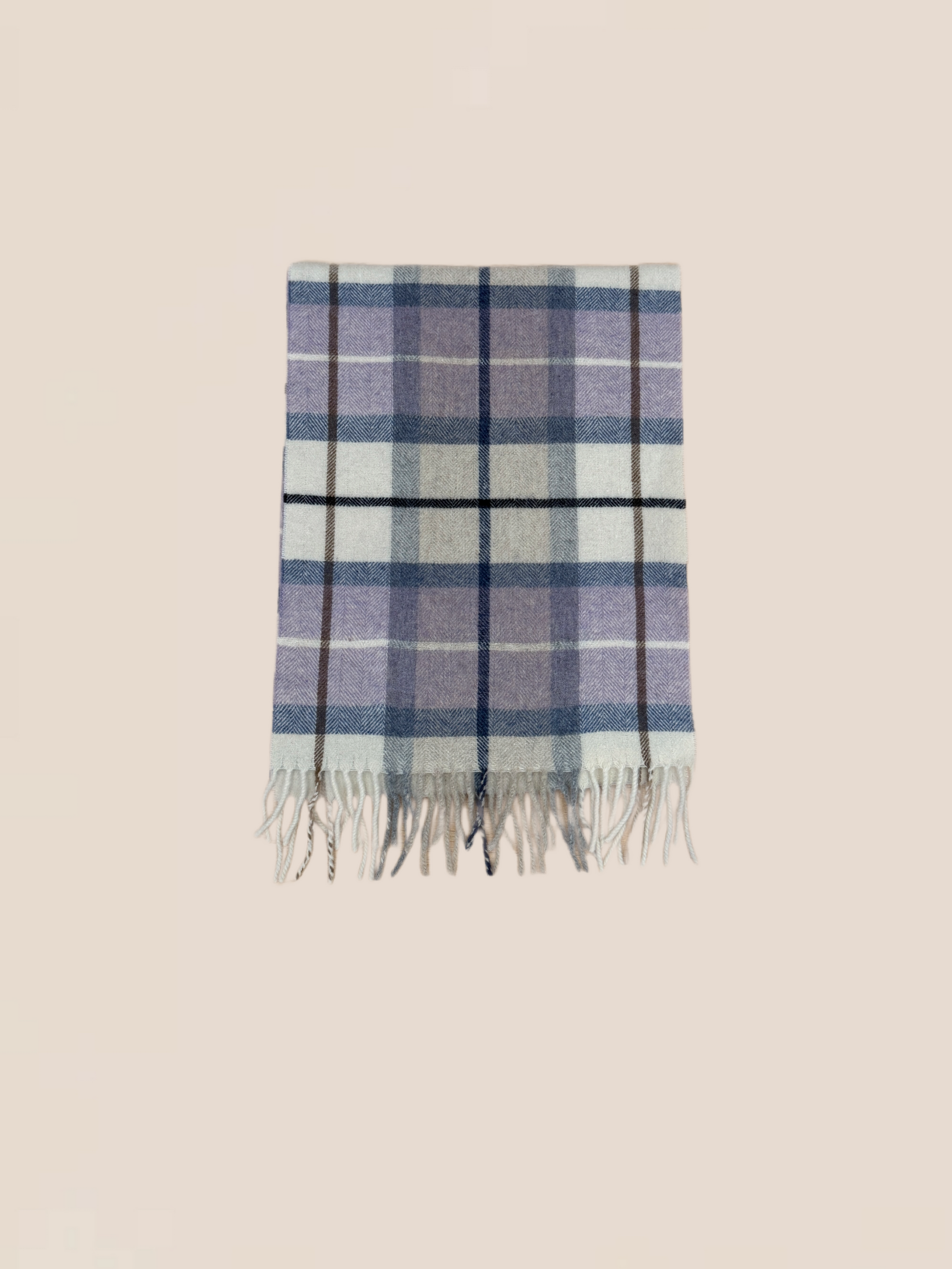 Shawl - Lavender Plaid