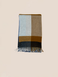 Load image into Gallery viewer, Blanket - Caramel/Blue Plaid
