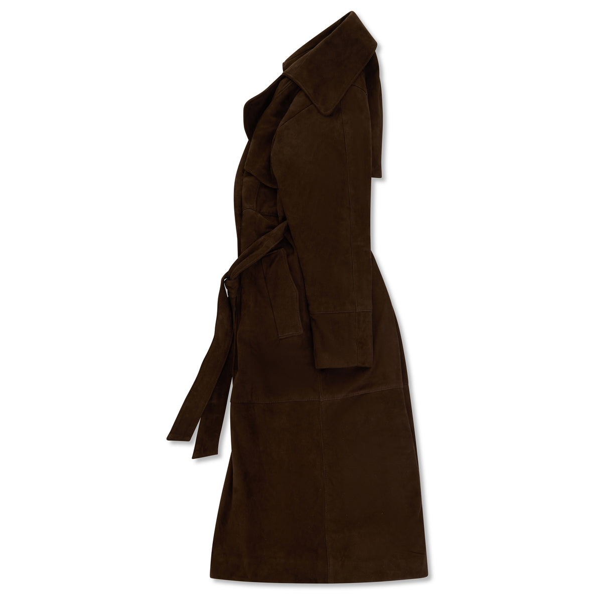 Ambra-Long Suede Jacket