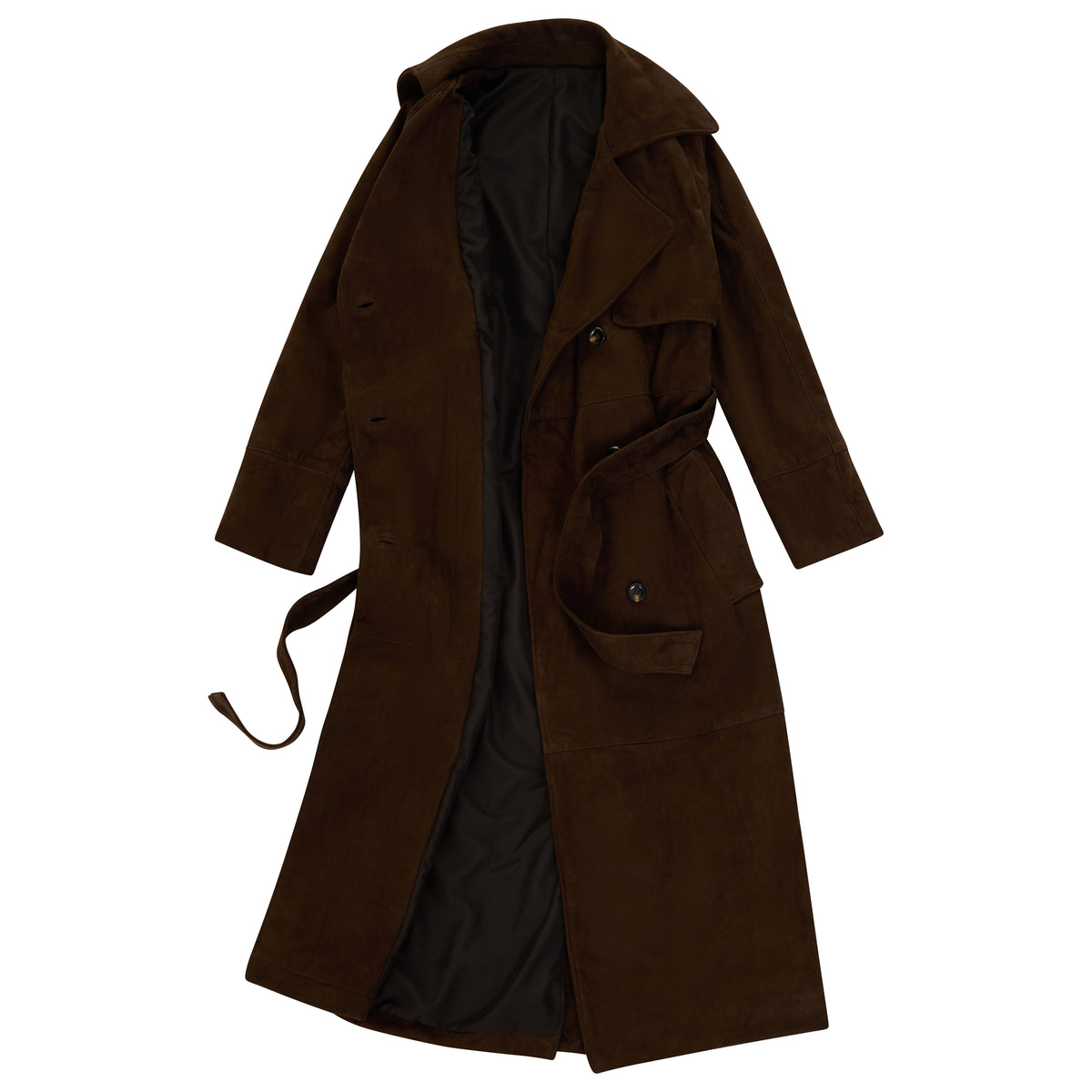 Ambra-Long Suede Jacket