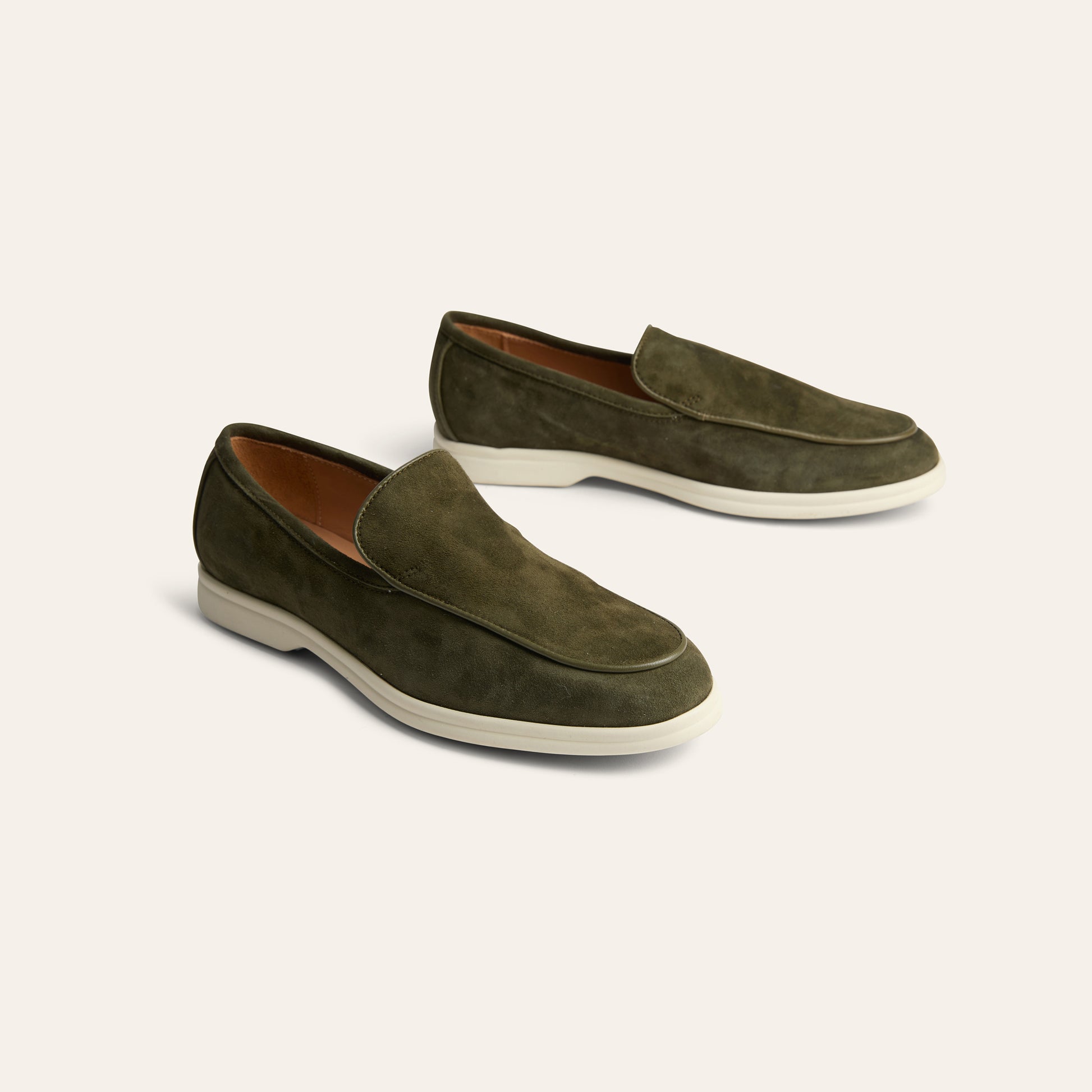Lisa Sneaker Loafer - Army Green Suede
