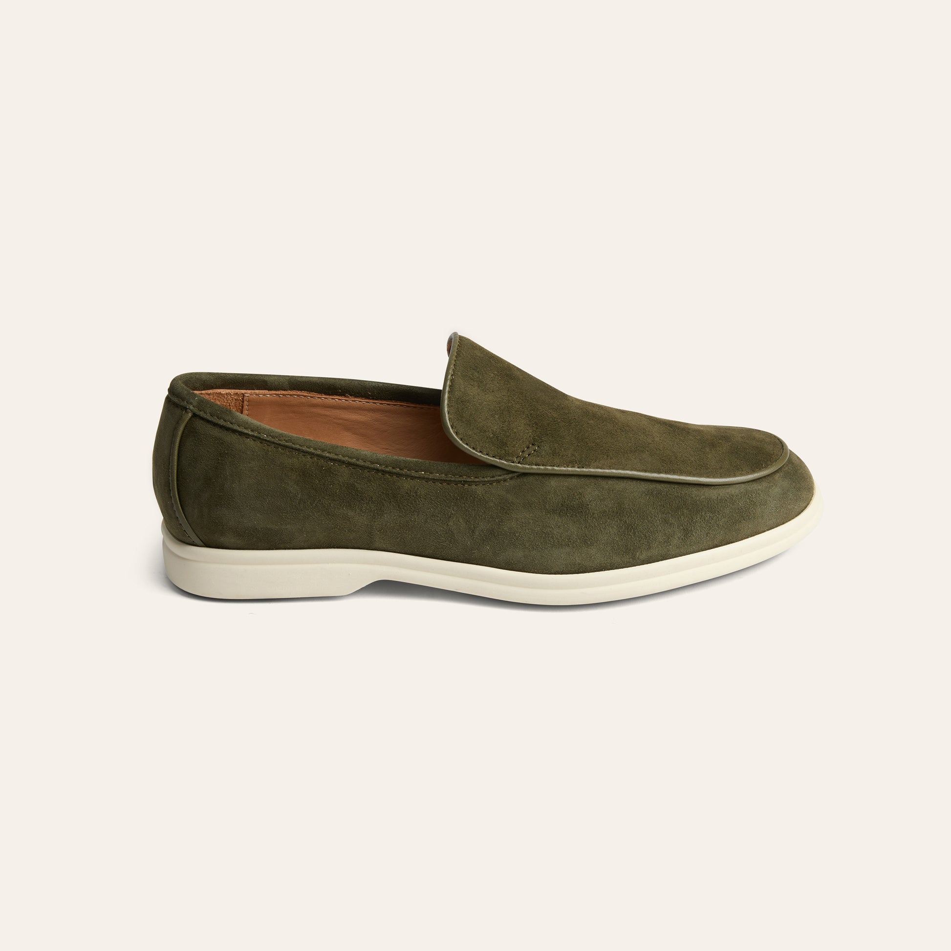 Lisa Sneaker Loafer - Army Green Suede