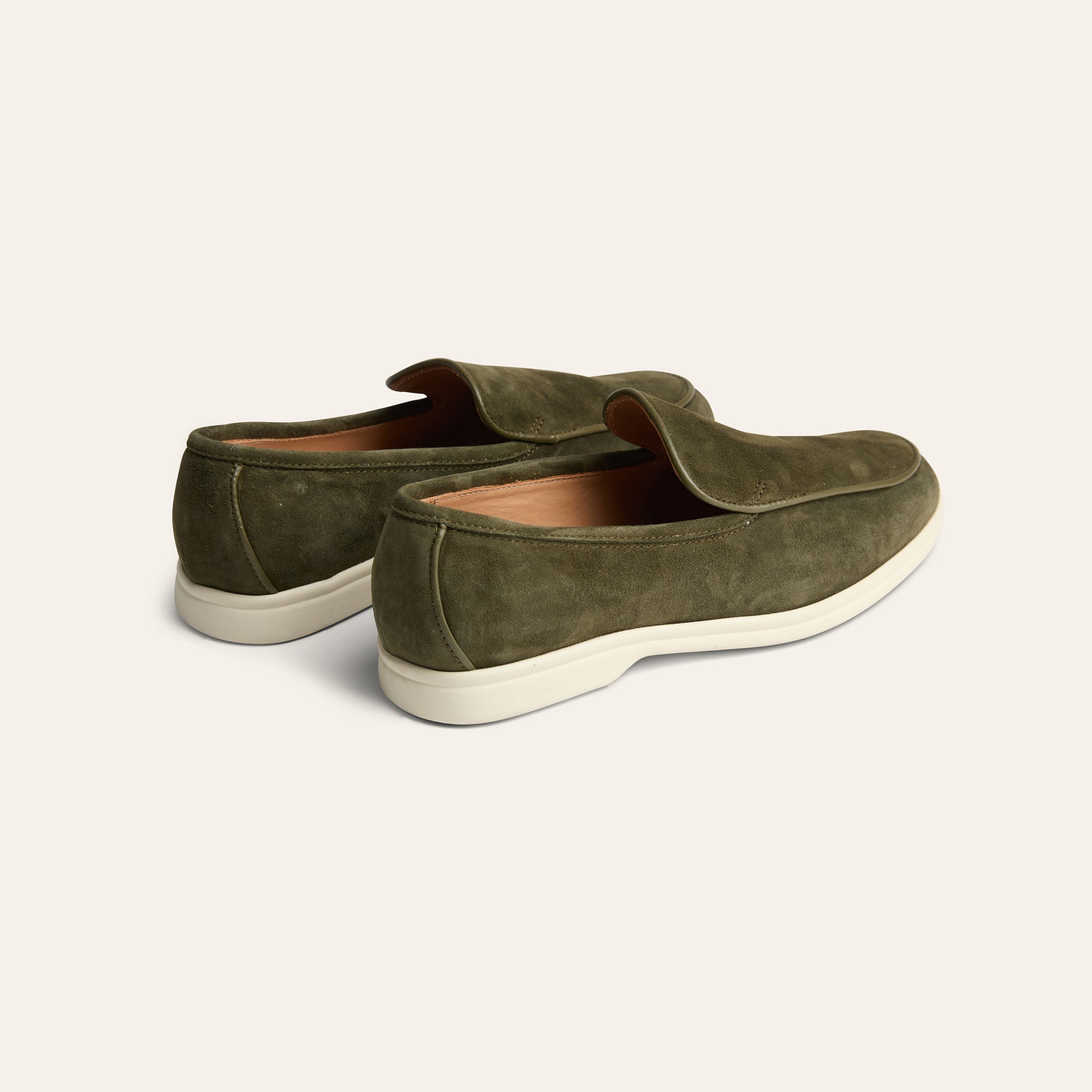 Lisa Sneaker Loafer - Army Green Suede
