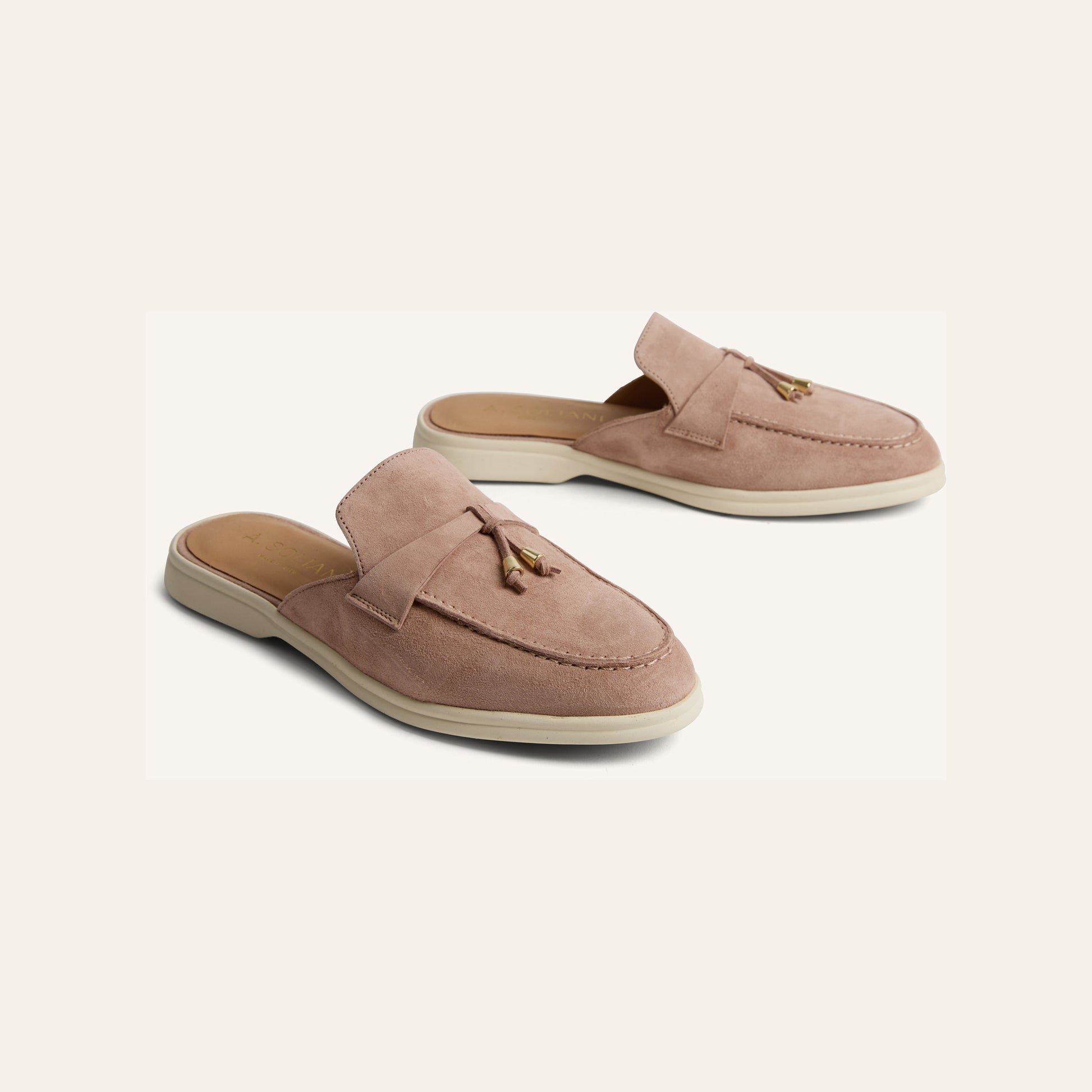 Lisa Slide Sneaker Tassels - Rose Wind