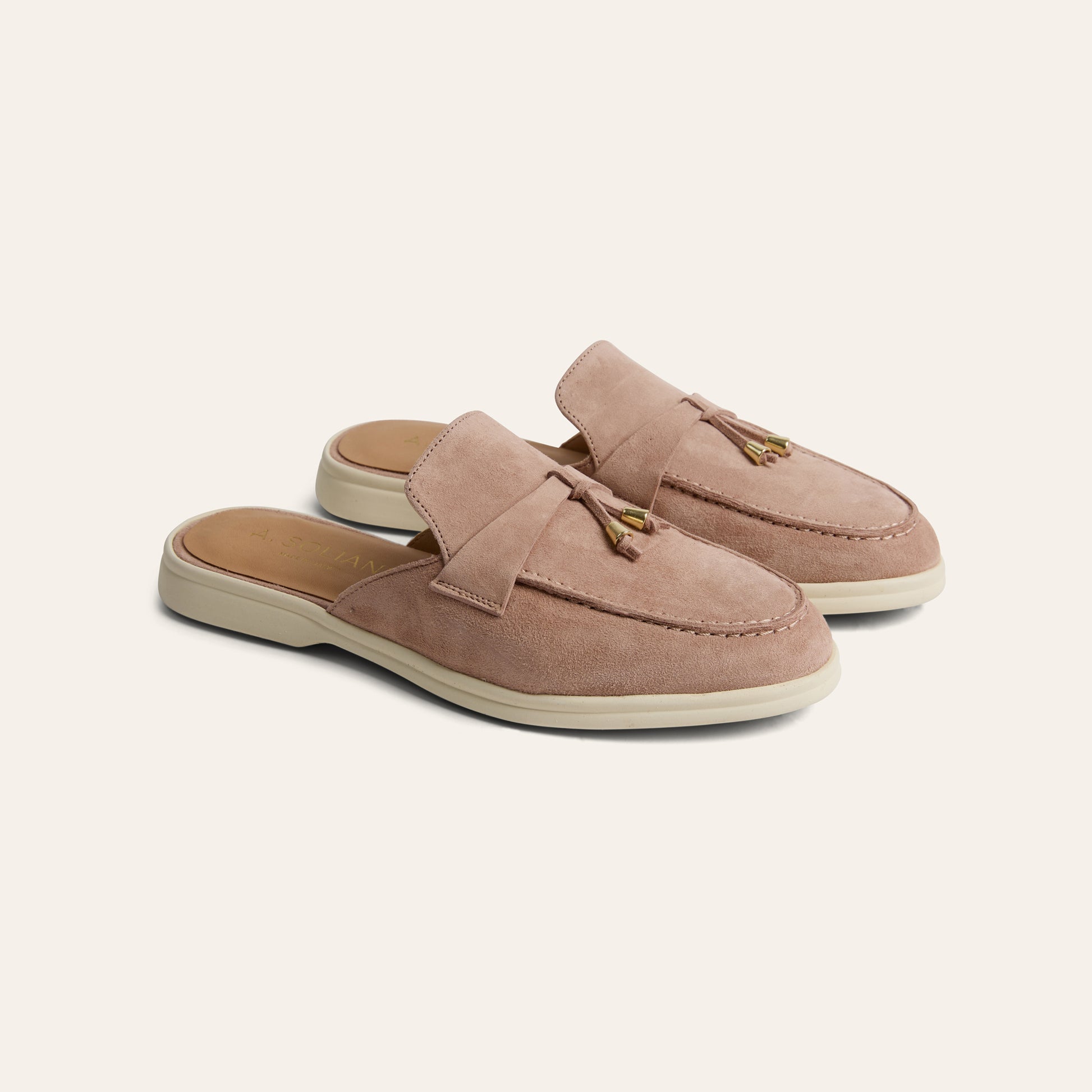 Lisa Slide Sneaker Tassels - Rose Wind