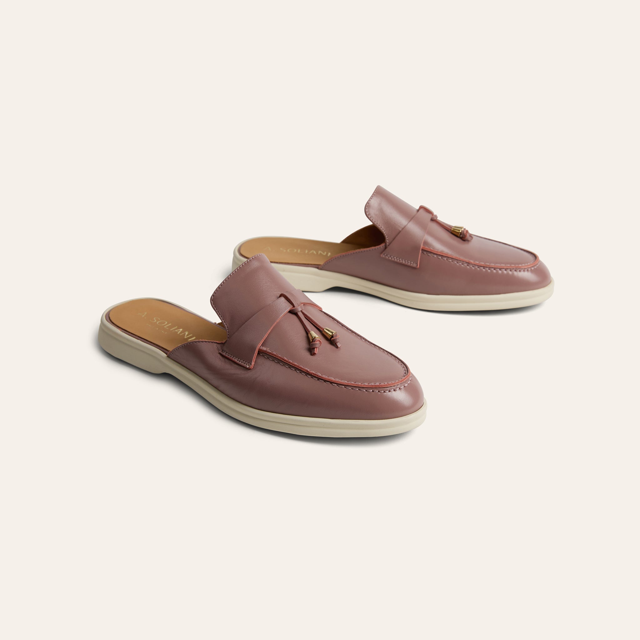 Lisa Slide Sneaker Tassels - Mauve