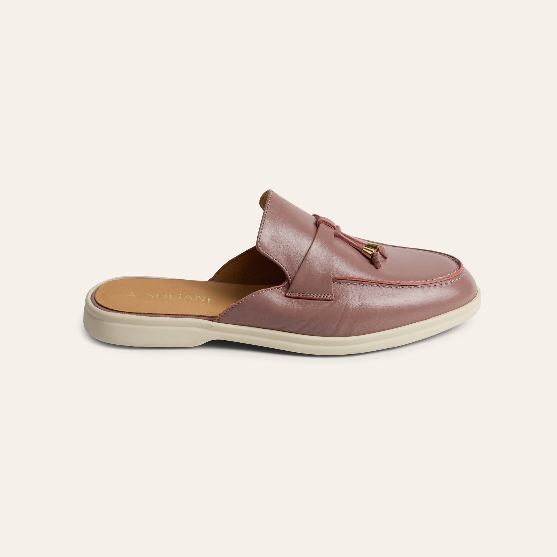 Lisa Slide Sneaker Tassels - Mauve