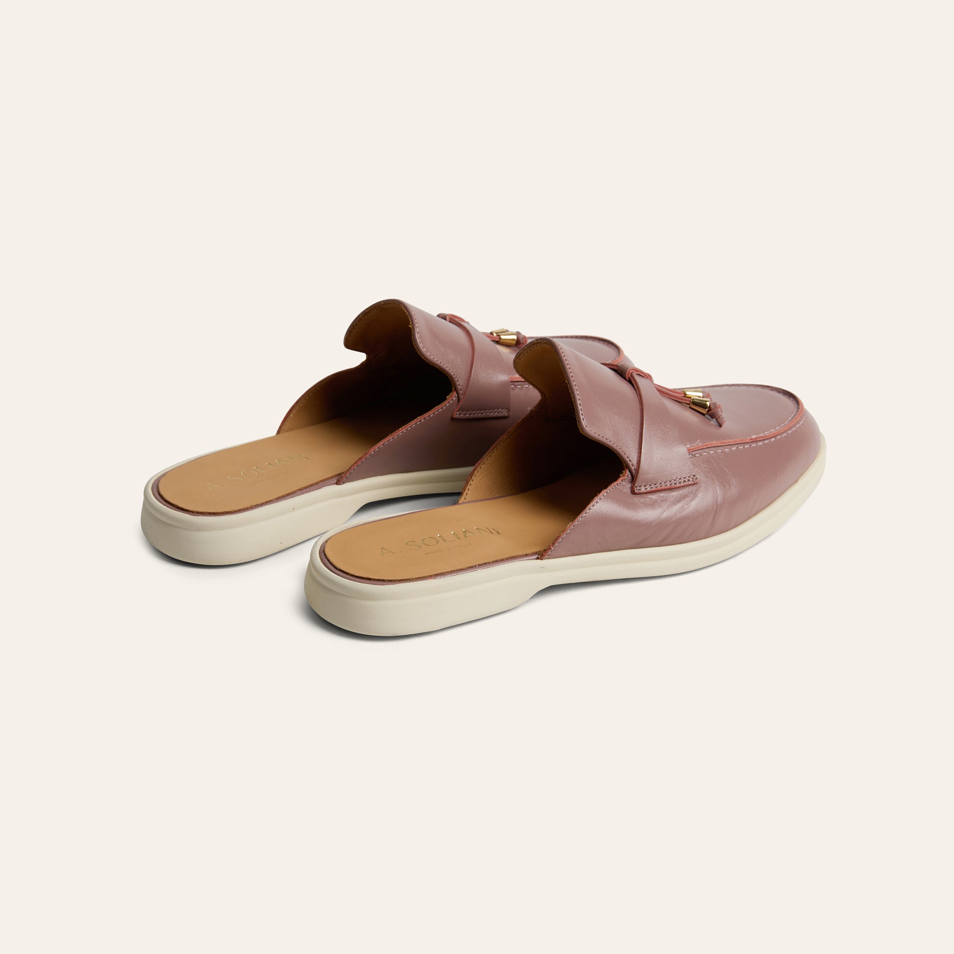 Lisa Slide Sneaker Tassels - Mauve