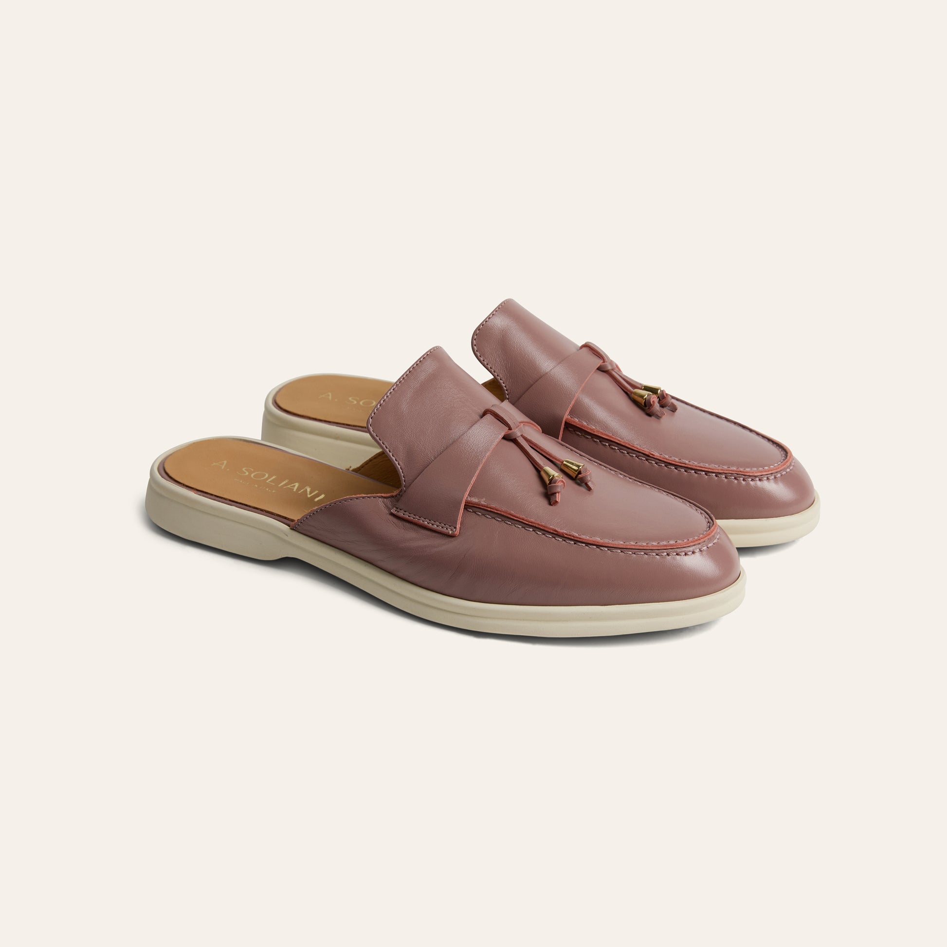 Lisa Slide Sneaker Tassels - Mauve