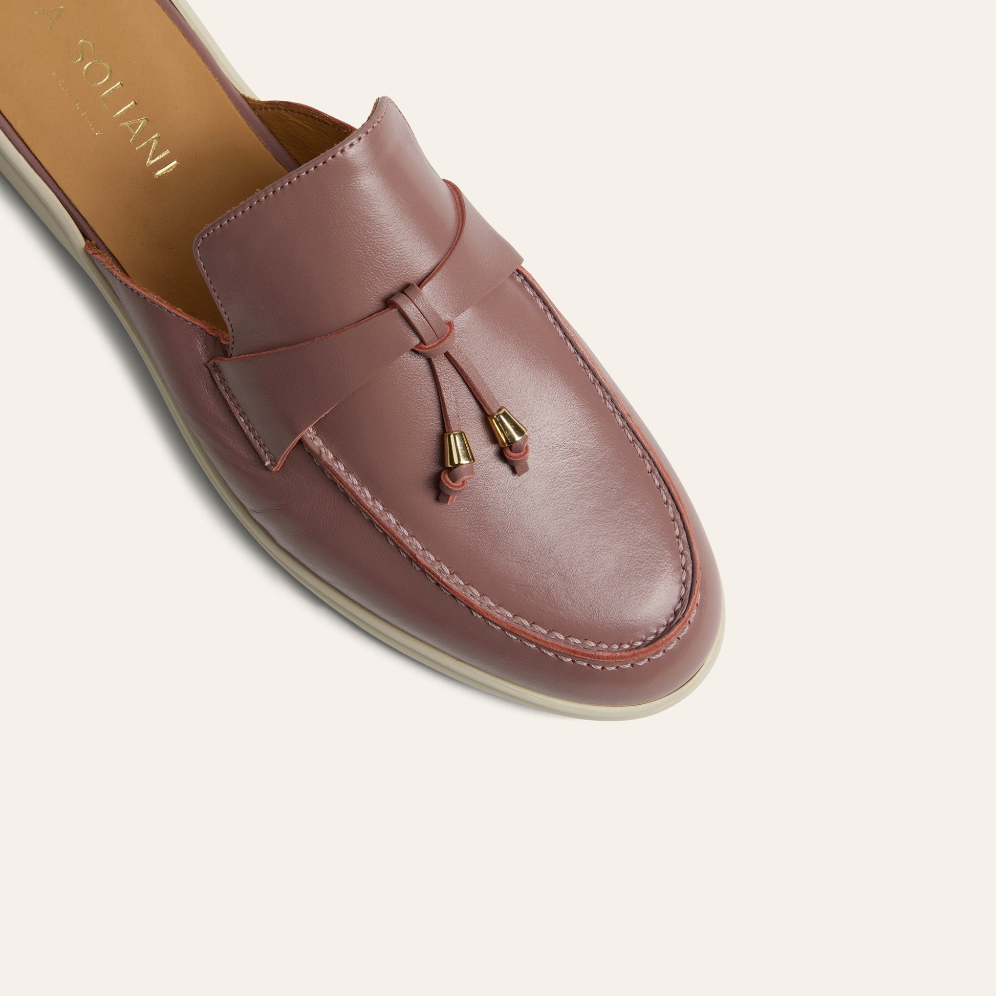 Lisa Slide Sneaker Tassels - Mauve