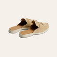 Load image into Gallery viewer, Lisa Slide Sneaker Tassels - Sand Suede