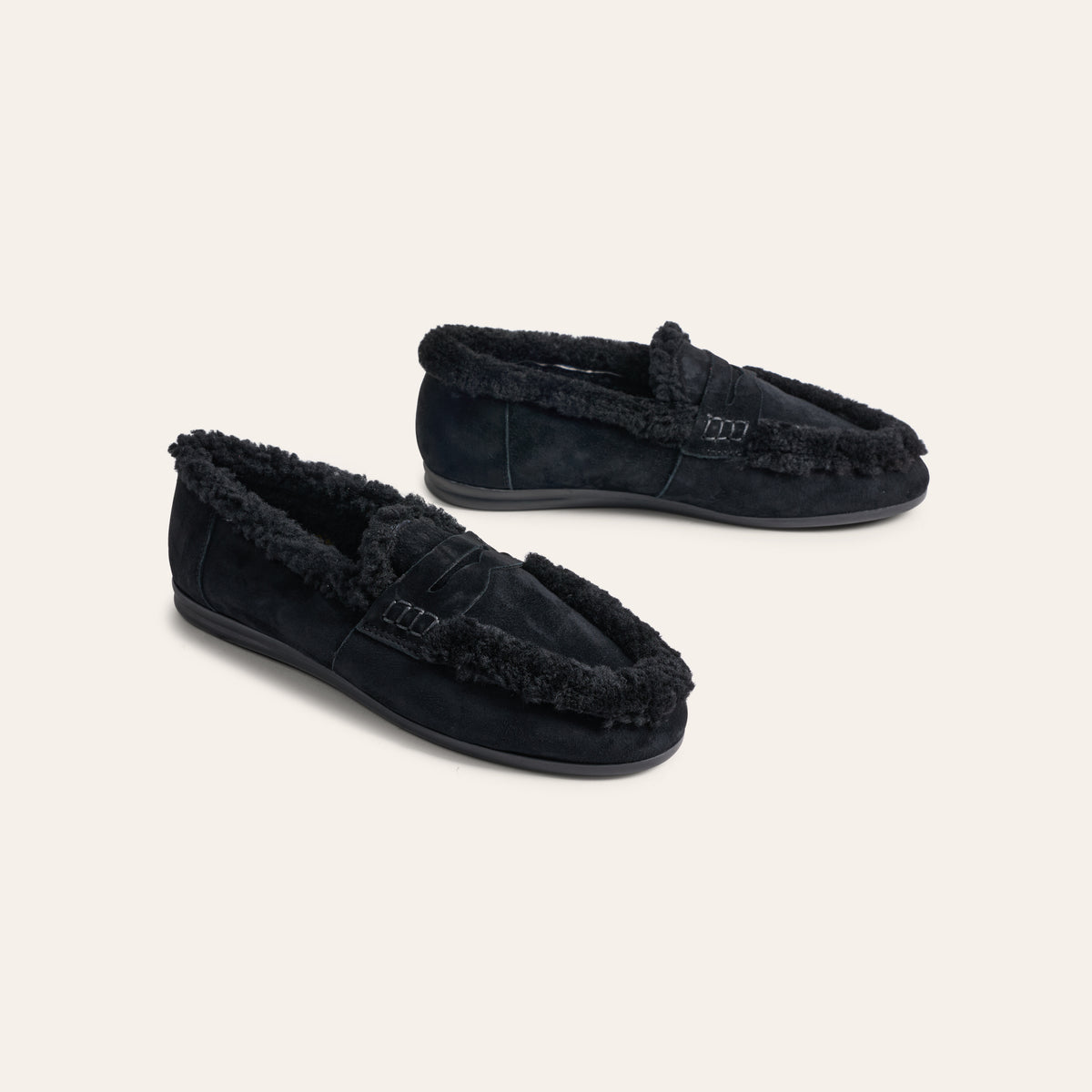 Lodi - Black Suede/Shearling