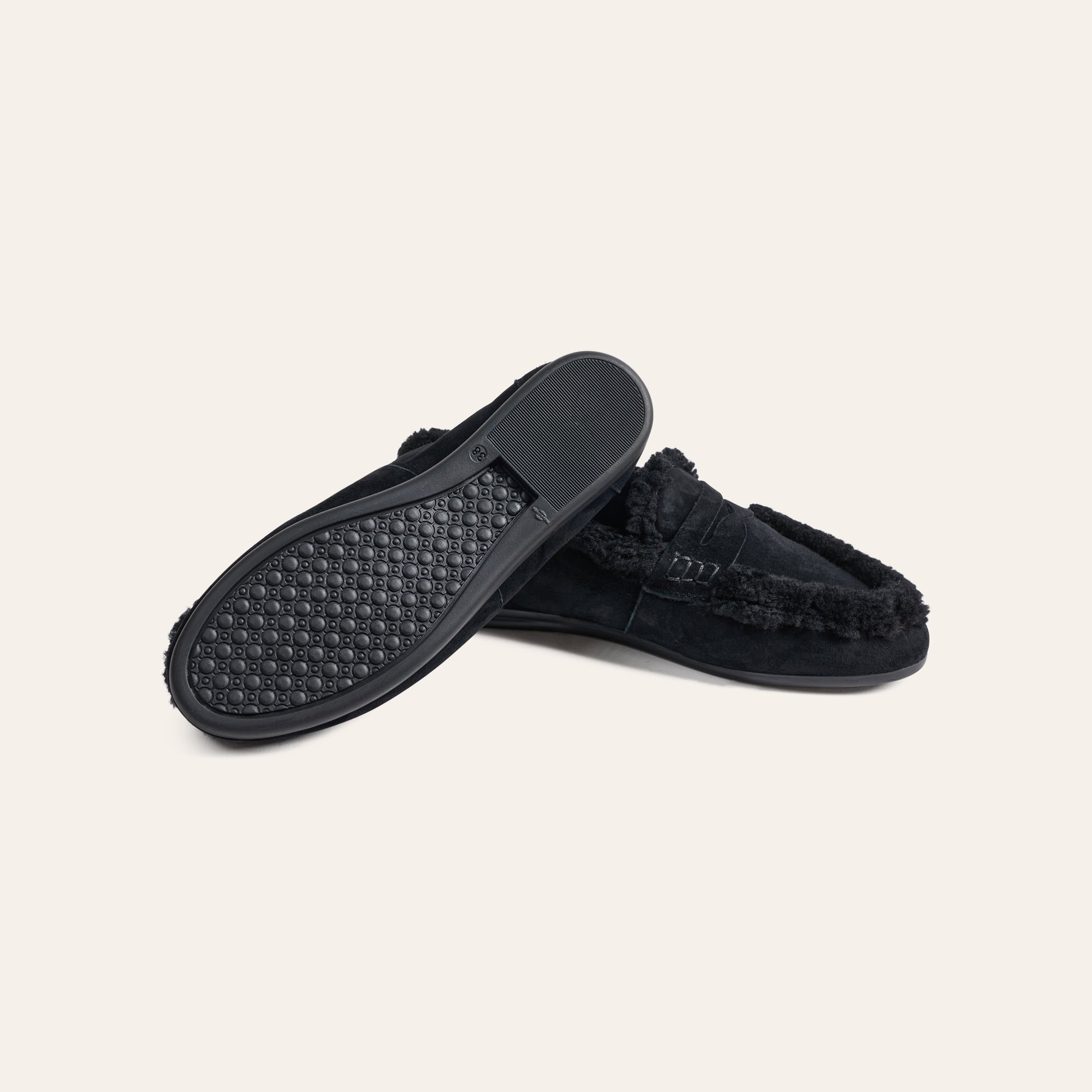 Lodi - Black Suede/Shearling