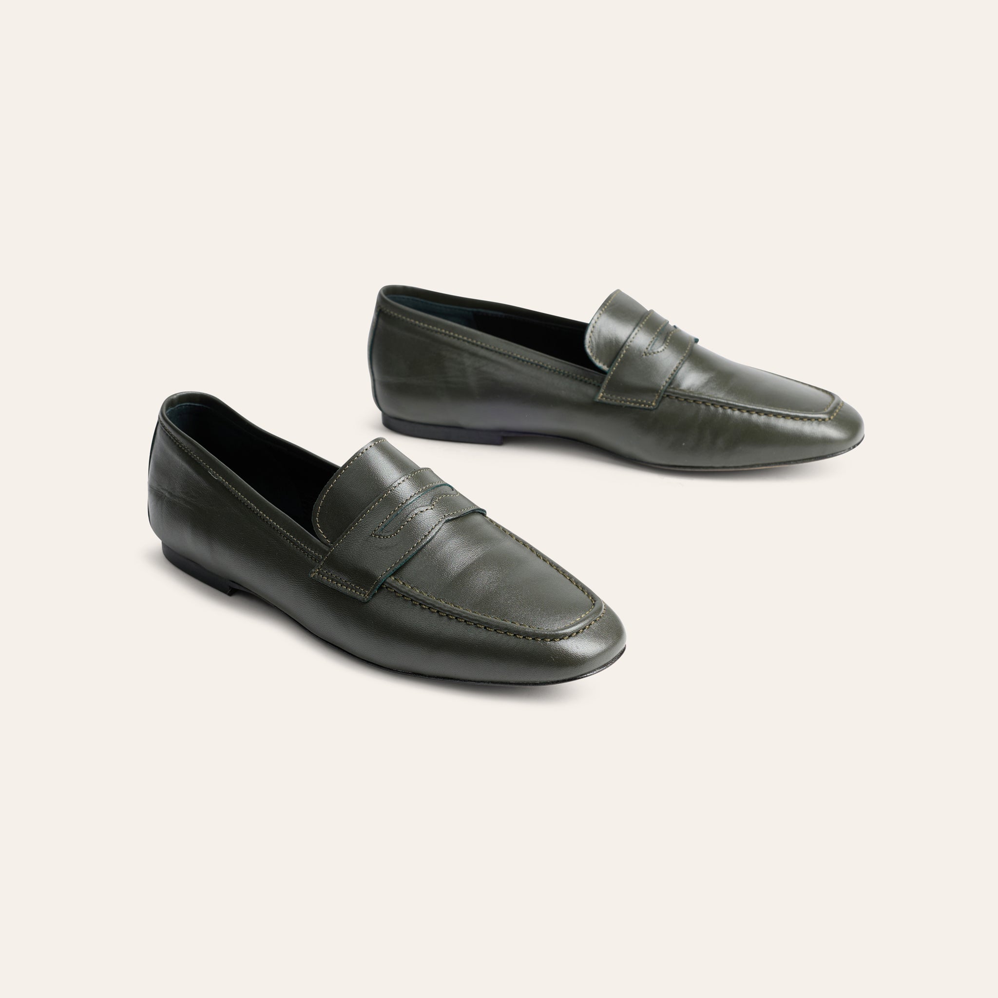Lodi Due - Olive Leather