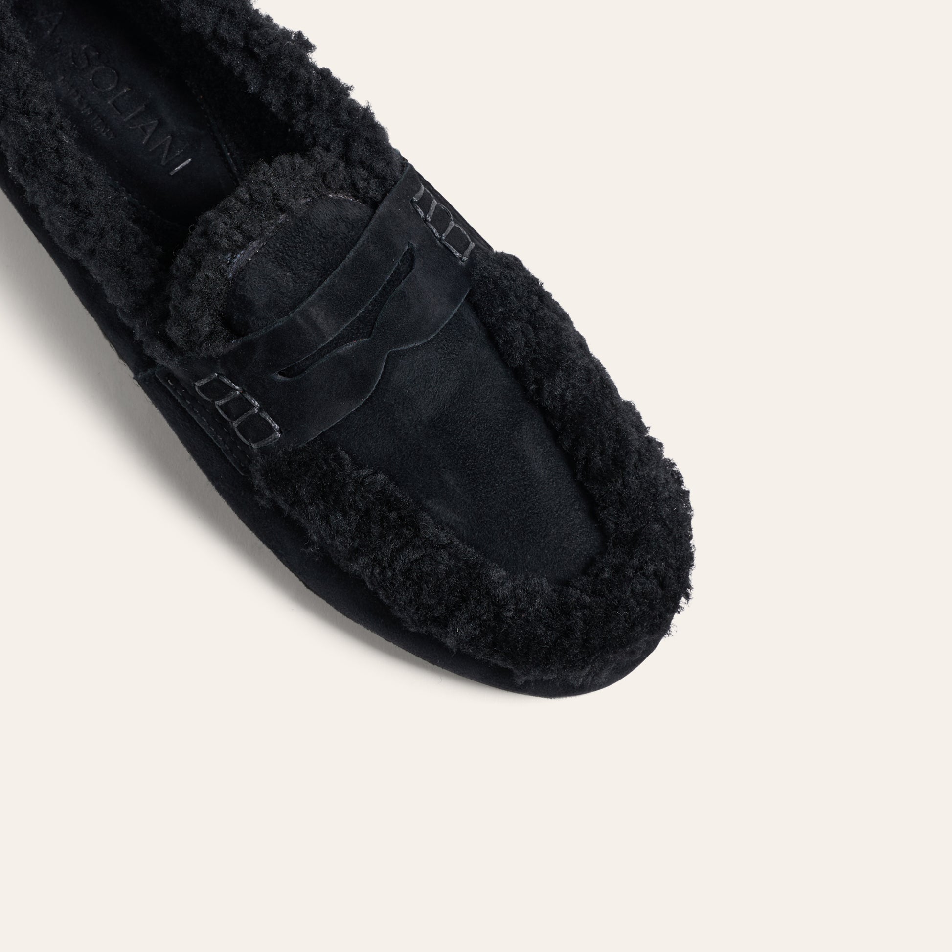 Lodi - Black Suede/Shearling