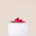 Load image into Gallery viewer, Lido - Fuchsia Nappa Sandals SAMPLE SALE - FINAL SALE
