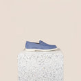 Load image into Gallery viewer, Lisa Sneaker Loafer - Light Blue Suede
