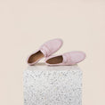 Load image into Gallery viewer, Lisa Strap Sneaker Loafer - Peony Suede SAMPLE SALE - FINAL SALE
