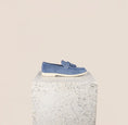 Load image into Gallery viewer, Lisa Tassels Sneaker Loafer - Light Blue Suede
