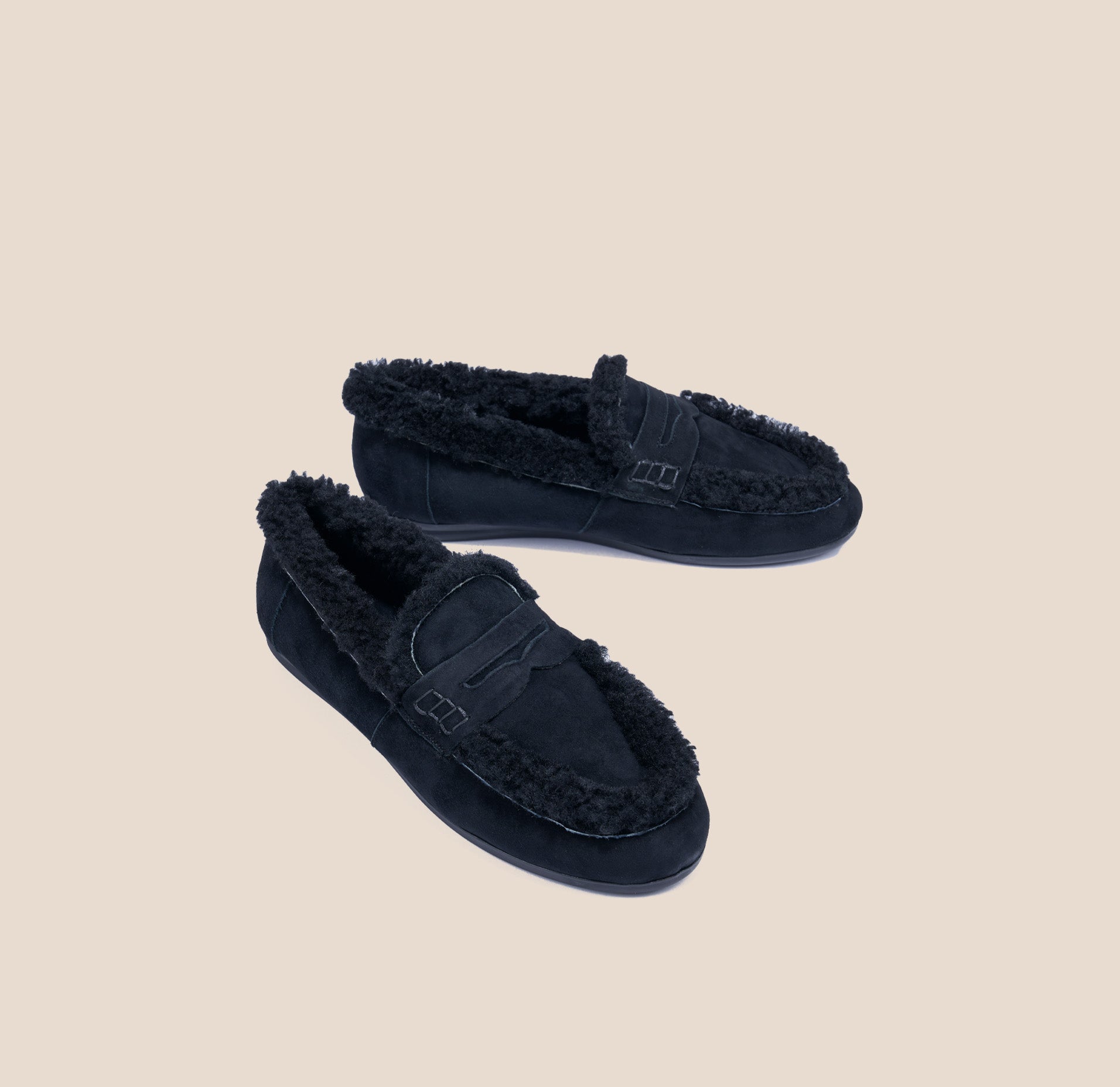 Lodi - Black Suede/Shearling