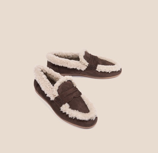 Lodi - Chocolate Suede/Shearling