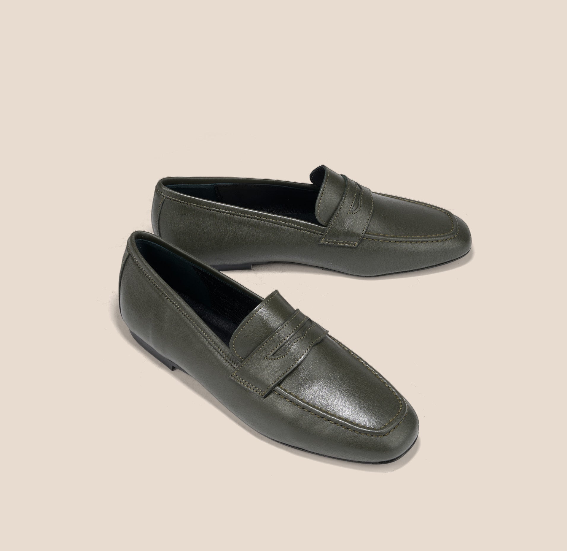 Lodi Due - Olive Leather