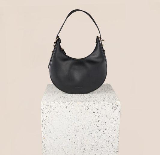 Luna Crossbody Bag for Women In Black Leather