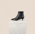 Load image into Gallery viewer, Mantova Black Leather Suede Side Left
