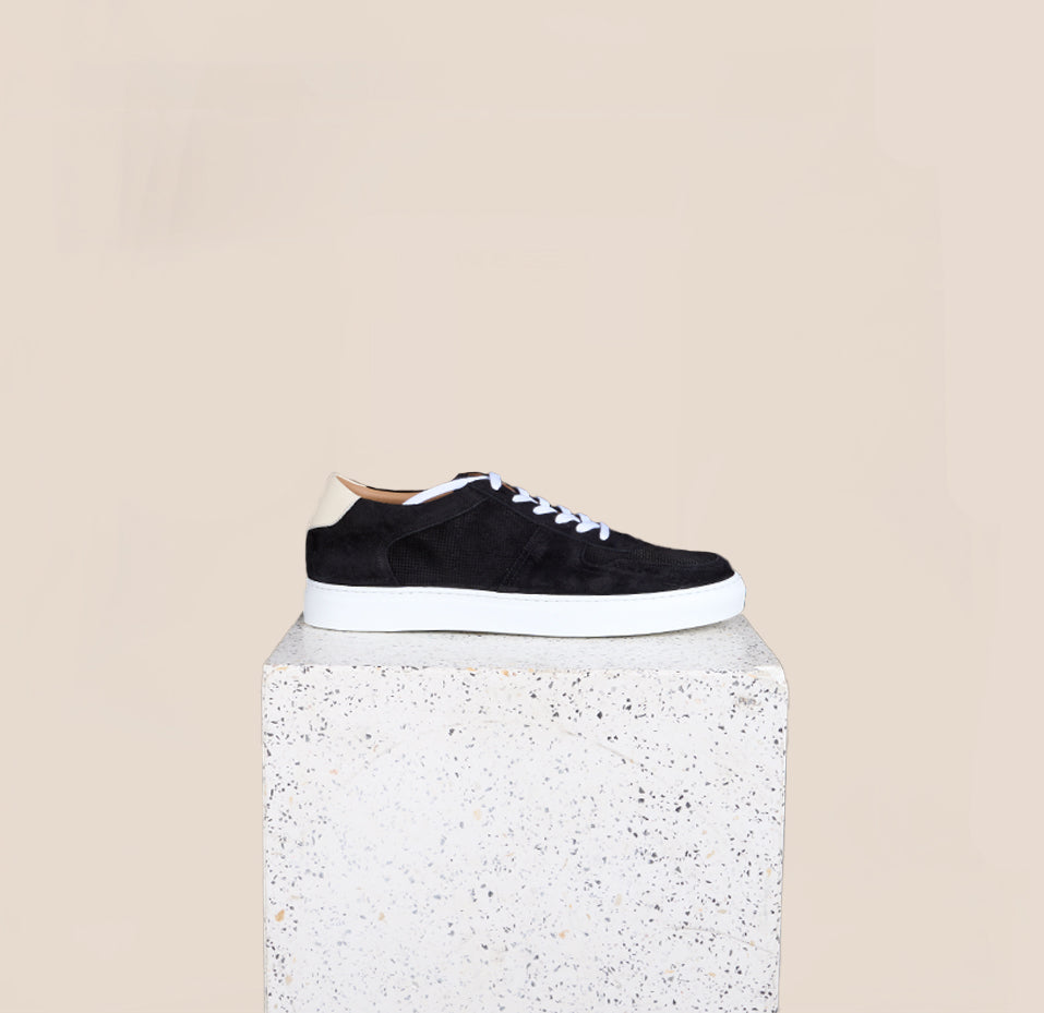 Palermo Black Suede Men Sneaker 