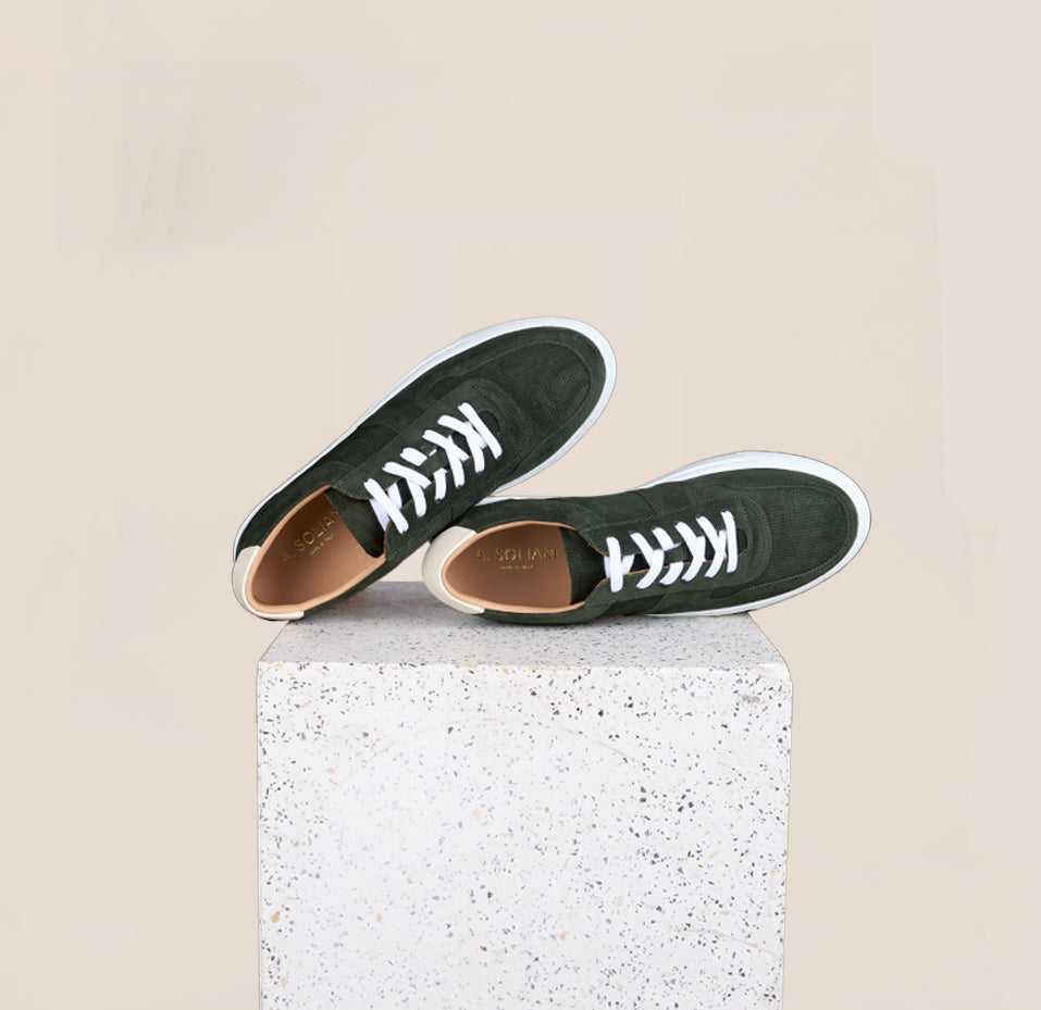 Palermo Green Men Sneakers