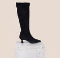 Load image into Gallery viewer, Modena Black Suede Side Right
