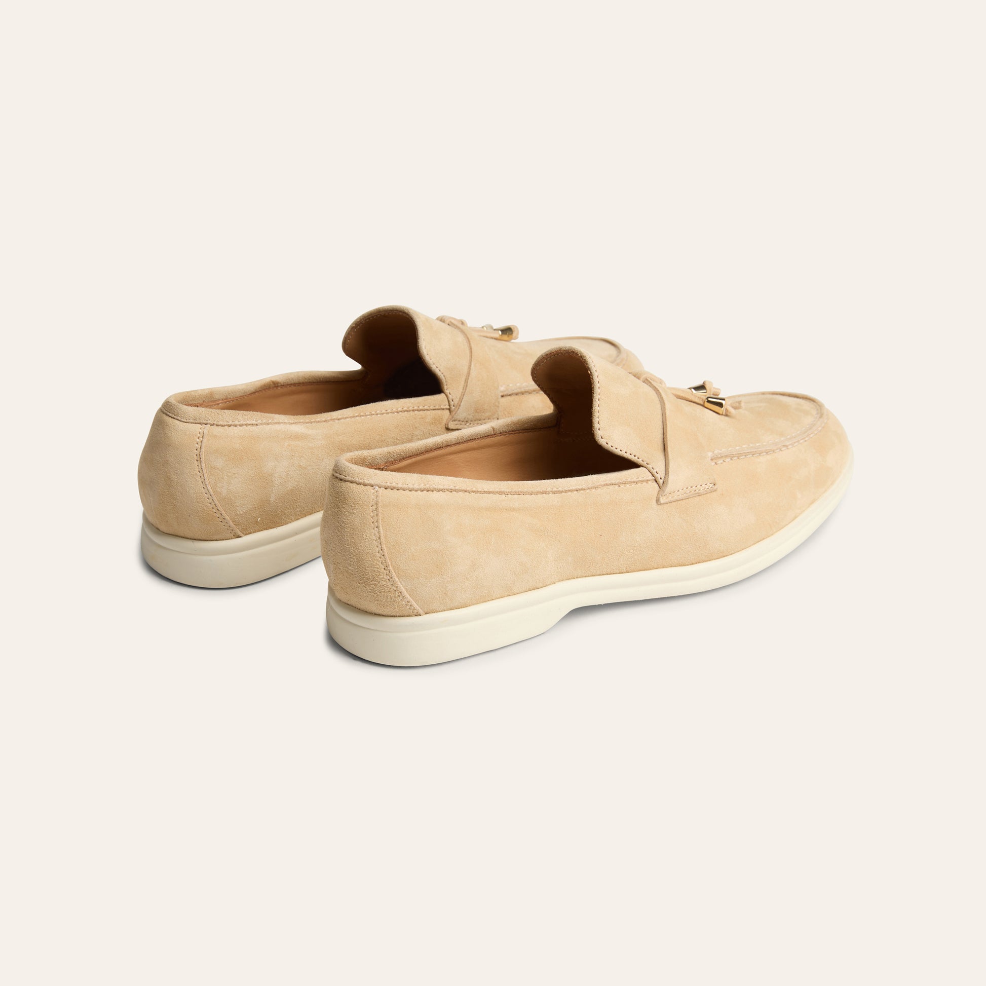 Lisa Tassels- Sand Suede